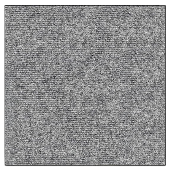 10 PCS Carpet Tiles Peel and Stick, Self Adhesive Carpet Squares 12 x 12 Inches, Non-Slip Waterproof Carpet Tiles, Gray Polyester for Bedroom Balcony Office