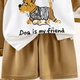 thumbnail image 5 of Xudanell Baby Toddler Pajamas Girl Boy Sleepwear Summer Pja Homewear Short Sets Size 6-12 Months, 5 of 5