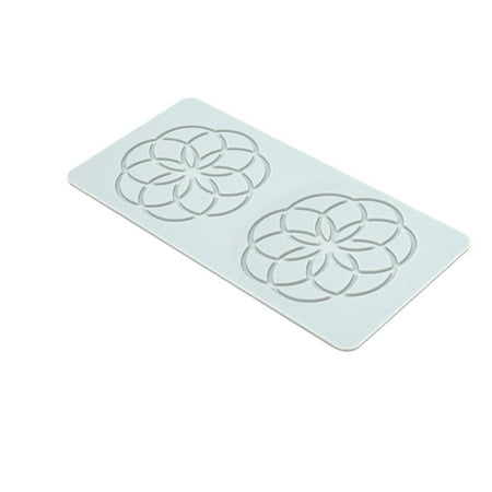 

Farfi Baking Mold Leaf Pattern Food Grade Flexible Cake Decoration No Odor Fondant Molds Vintage Curlicues Silicone Molds for Kitchen (Type E)