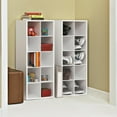 ClosetMaid 10Cube Stackable Organizer, Vertical Wooden Shelving for