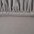 thumbnail image 6 of Armless Accent Chair Cover, Stretch Armless Slipper Chair Slipcover Soft Velvet Fabric Armless Chair Cover Slipcover Furniture Protector for Living Room Hotel (Light Grey 1Pcs), 6 of 7