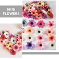 thumbnail image 4 of 50 piezas de pequeñas margaritas artificiales, flores falsas, cabezas de flores artificiales, cabezas de margaritas falsas, 4 of 6