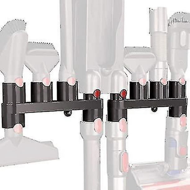 Soporte de accesorios para estación de muelles para V15 V12 V11 V10 V8 V7 Accesorios para aspiradoras Herramientas Organizador de montaje en pared (10 enchufes de almacenamiento, p