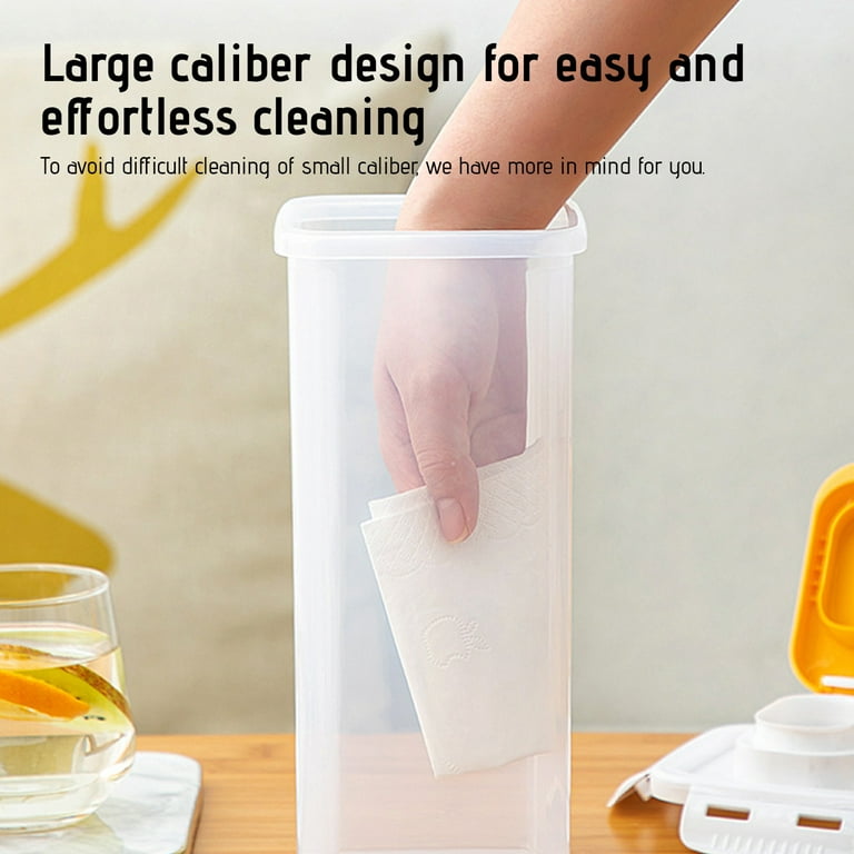1.7L Refrigerator Cold Water Bottle with Fruit Filter, Refrigerator Side Door Cold Water Bottle Home High Temperature Wear-durable Cold Water Bottle