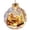 A, variant on Lighted 3D Acrylic Christmas Balls, Santa Workshop Micro Scene Ornament, Xmas Tree Hanging Decor for Indoor Holiday Display 3.9in