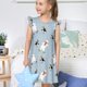 thumbnail image 4 of Balery Skiing penguin Bear Camisón de princesa para niñas, pijama de algodón con mangas abullonadas, suave y bonito.-XX-Large, 4 of 6