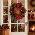 thumbnail image 5 of mimilili Artificial Christmas Wreath with Decorative Bow Pinecones Berries Ornaments and Faux Flowers for Indoor Outdoor Holiday Door Wall Mantel Decoration, 5 of 5