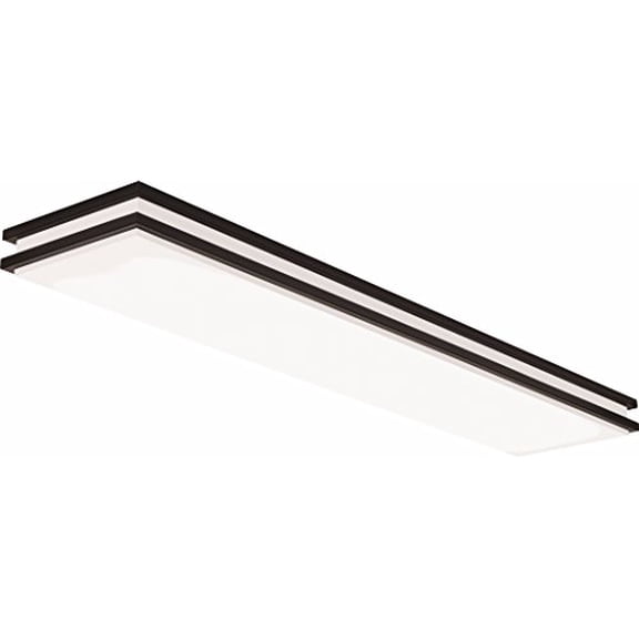 FMFL 30840 SATL BZ-Lithonia Lighting-Saturn - 47.66 Inch 35W LED Linear Flush Mount Bronze Finish