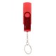 thumbnail image 1 of Unidad flash de alta velocidad de disco U con función OTG giratoria USB3.0 (rojo 32G), 1 of 8