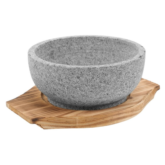 LEORX 1Set Multi-Function Stone Bibimbap Bowl Assorted Color Heat Retaining Korean Cuisine