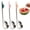 3 PCS, variant on 2-in-1 Watermelon Spoon, Stainless Steel Dual-Sided Fruit Scoop with Long Handle, Wide Mouth Fruit Spoon with Smooth Edge for Easy Scooping, Easy Clean Kitchen Utensil