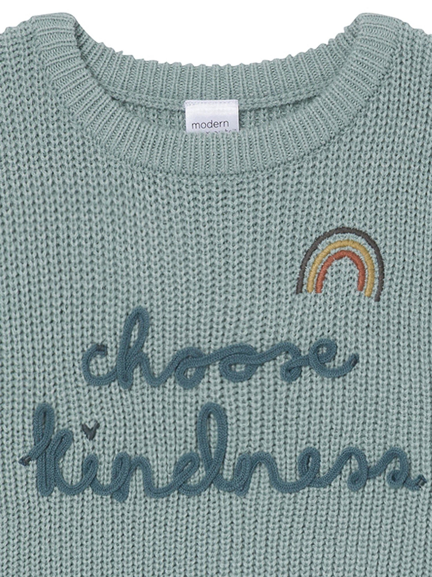 Modern Moments by Gerber Toddler Girl Sibbling Matching Sweater, Sizes 12 Months - 5T