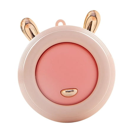 

Portable Air USB Noiseless Adjustable with Hook and Clips Mini Hanging Neck Cooling Fan Necklace Fan for Sport Indoor Pink