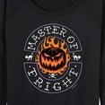 thumbnail image 3 of The Nightmare Before Christmas - Master Of Fright - Women's Lightweight French Terry Long Sleeve Shirt, 3 of 5