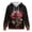 Glowing Rose Print, variant on Mushroom Sunflower Print Oversized Zip Up Hoodie for Women Long Sleeve Loose Fit Hooded Sweatshirt with Pockets Soft Casual Jacket for Pilates, Trekking Fall Outwear, 2XL