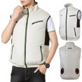 thumbnail image 1 of Chaleco Enfriamiento Ropa Aire Acondicionado Al Calor para Acampar Y Pescar en Verano, 1 of 9