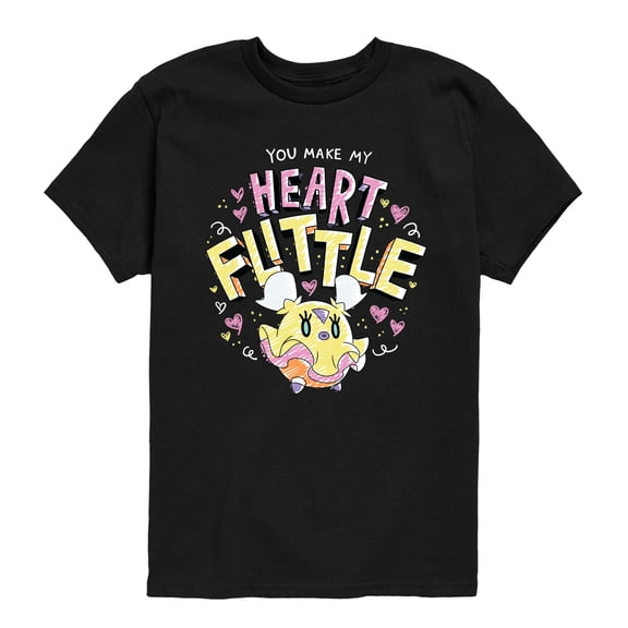 Pokemon - Heart Flittle - Youth Boys Short Sleeve Graphic T-Shirt
