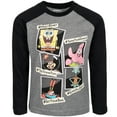 thumbnail image 3 of SpongeBob SquarePants Patrick SpongeBob SquarePants Squidward Little Boys 2 Pack Long Sleeve T-Shirts Little Kid to Big Kid, 3 of 5