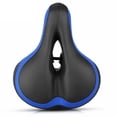thumbnail image 3 of Soidarity Sillín de bicicleta reflectante a prueba de golpes asiento de bicicleta bicicleta de montaña ciclismo funda de asiento cojín Ciclismo azul negro Soidarity HW4563-04B, 3 of 4