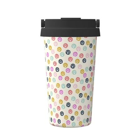 

Adobk Dandelion Floral Print Stainless Steel Coffee Mug -Vacuum Insulated Coffee Tumbler - Leakproof Travel Mugs Insulated for Hot & Cold Drinks