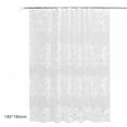 thumbnail image 4 of Bathroom Shower Curtains,70.8" x 70.8" Clear EVA Bathroom Shower Curtains Waterproof No Smell with Rust-Resistant Grommet Hook Bathroom Curtain Liner,1PC, 4 of 6