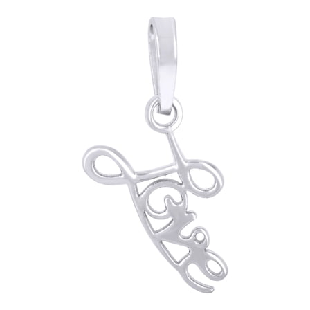 925 Sterling Silver Unisex Love Charm Pendant for Men Women
