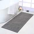 thumbnail image 1 of Alfombra de baño Runner Noahas, felpilla gris, 60 x 150 cm, 1 of 9