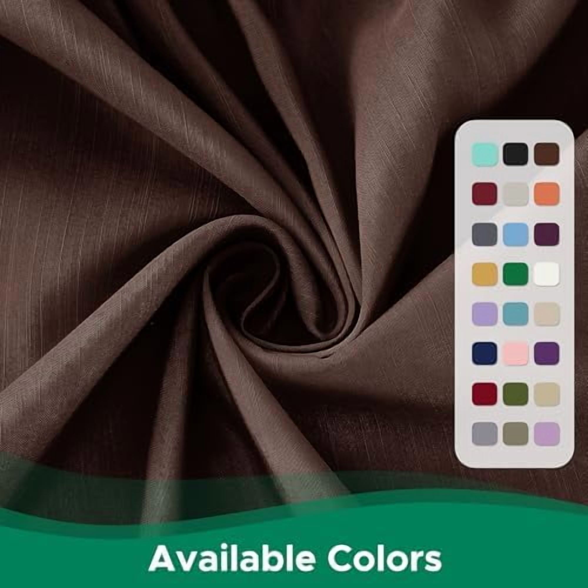 Wrap Around Bed Skirts for Queen Beds 15" Drop, Brown Adjustable Elastic Dust Ruffles Easy Fit Wrinkle & Fade Resistant Silky Luxurious Fabric Machine Washable