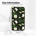 thumbnail image 2 of Leather Thin Slim Wallets for Women Men - Calla Lily Flowers Black Clutch Card Wallet for Women Men with Zipper, 2 of 7