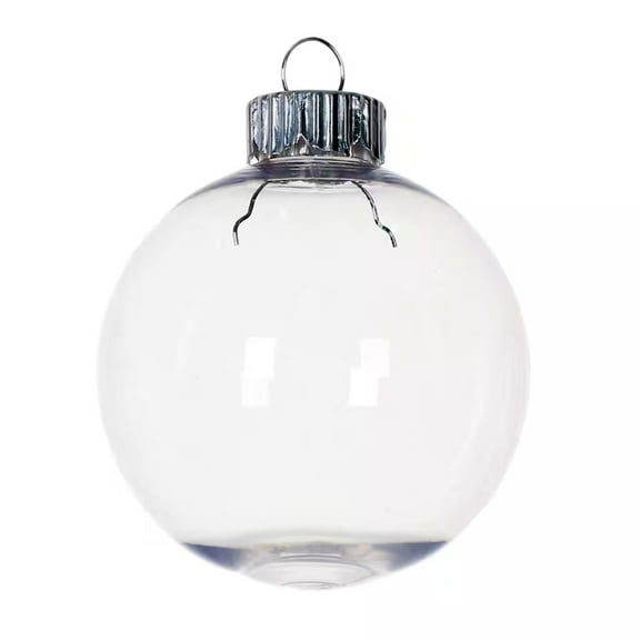 2.5" DIY Clear Plastic Ornaments by Make Market