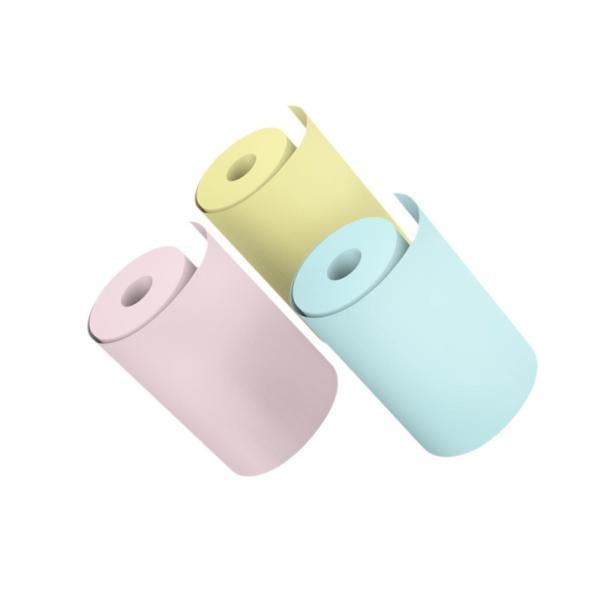 4x Papel De Impresora Impermeable Antiarañazos Papel De Impresión Para Textos Foto Recibo Color Pegajoso 3 Piezas