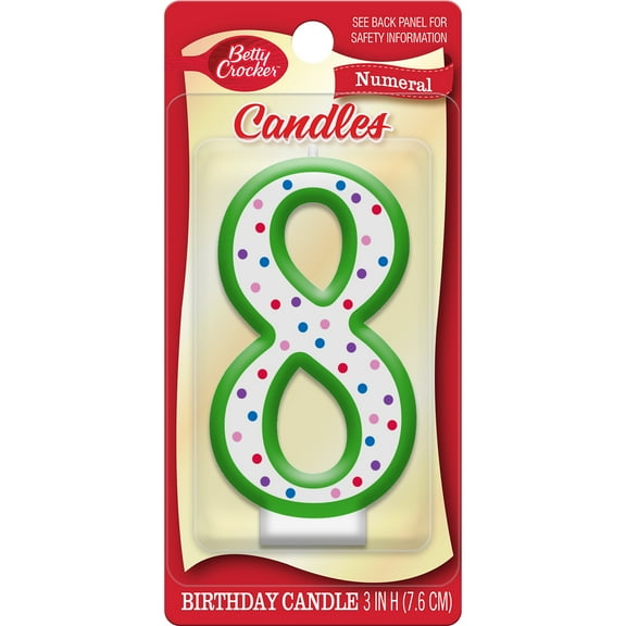 Betty Crocker Numeral #8 - 1 Count
