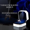thumbnail image 1 of Ring Box Led Ring Box LED Ring Box Octagonal Velvet Wedding Ring Case Jewelry Gift Box With LED Light For Jewelry Display Wedding Engagement, 1 of 7