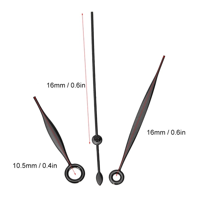 Manecillas De Reloj T41, Agujas De Repuesto Para Hora, Minuto Y Segundo Para Movimiento ETA2824, Con Opciones Plateadas Y Negras