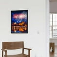 thumbnail image 4 of JRXY  Framed Canvas Print Wall Art Set European Night Fireworks Festival Celebrations & Holidays Cityscape Photography Realism Landscape Colorful for Living Room, Bedroom, Office  pattern3, 4 of 4