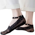 thumbnail image 2 of MSJUHEG No Show Socks Womens,Lace Socks,Womens Socks,Footies Socks for Women,Flat Socks,Ballerina Socks Solid Non Slip Socks Lace Splice Socks Boat Socks Black 1 One Size, 2 of 5