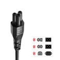 thumbnail image 3 of iMBAPrice 3 feet New Ac Laptop Power Cord Cable for Notebook Component - Black, 3 of 6