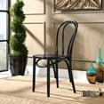 thumbnail image 3 of Modway Eon 35" Modern Wood Dining Side Chair in Black Finish, 3 of 5