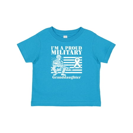 

Inktastic Proud Military Granddaughter Red Friday Gift Baby Girl T-Shirt