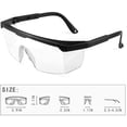 thumbnail image 4 of BAMAIA Protective Glasses Eye Protection Glasses Adjustable Clear Safety Glasses for Work Protective Eyewear Black, 4 of 5