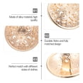 thumbnail image 3 of IDEANATEGRATE 50Ud Botones Metálicos De Aleación Retro Dorados Para Accesorios De Vestimenta Y Manualidades, 3 of 6