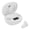 White, variant on Invisible Mini Bluetooth 5.4 Wireless Earbuds Lightweight Small Gaming Earphones Noise Isolating for Running Sleep Sports, 10 inches / 25.4 cm Nude