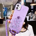thumbnail image 1 of Luxury Sling Chain Necklace Soft Case For iPhone 14 13 12 11 Pro Max X XR Xs 6 7 8 Plus Mini Lanyard Glitter Clean Cover Case xuanjing unisex, 1 of 2