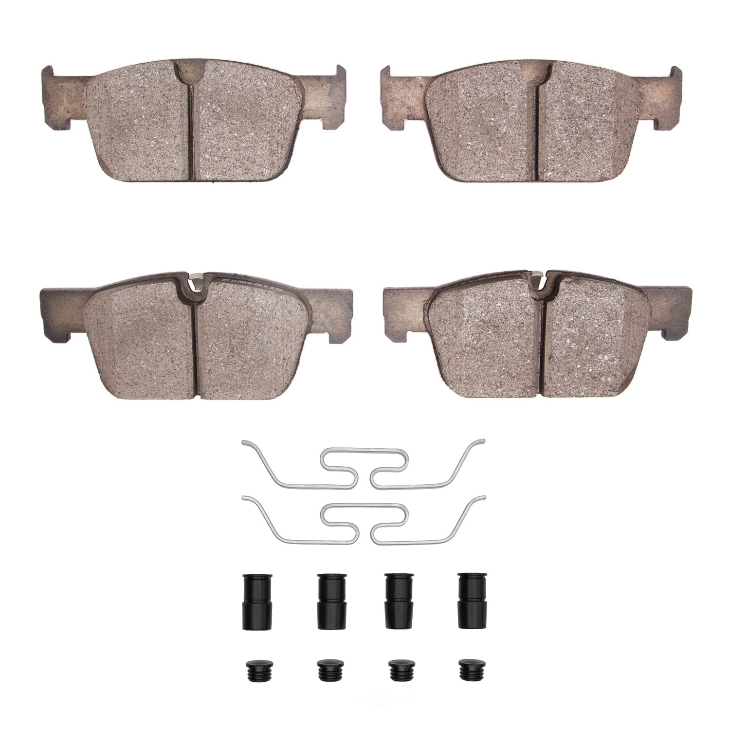 Dynamic Friction Company 1551-1924-01 DFC 5000 Advanced Brake Pads - Ceramic and Hardware Kit - OE