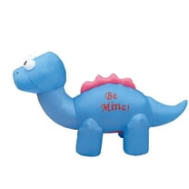 7' Air Blown Inflatable Blue Valentines Day Dinosaur Yard Decoration