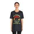 thumbnail image 3 of Unisex Jersey Short Sleeve Tee Retro Go Outside Shirt, 3 of 12