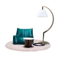 thumbnail image 4 of Juego de muebles para casa de muñecas a escala 1/12, accesorios para casa de muñecas, juego de simulación creativo, mini sofá, lámpara de pie, mesa de, 4 of 10