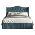 thumbnail image 3 of HMD Riley Twin Tufted Upholstered Platform Bed, Denim Blule, 3 of 5