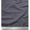 thumbnail image 1 of Soimoi Moss Georgette Fabric Diamond Small Print Fabric by The Yard 42 Inch Wide, 1 of 1