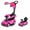 Pink, variant on ELLEGNT Licensed Mercedes Benz 3 in 1 Toddler Push Car with Canopy and Sounds 18 to 36 Months, Pink